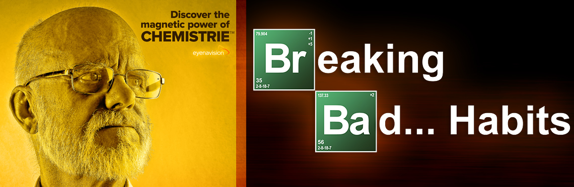 Chemistrie article hero image in the style of Breaking Bad