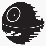 death star version 2 graphic icon