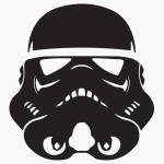 stormtrooper graphic icon