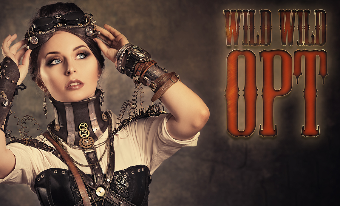 image of a woman dressed in steampunk apparel